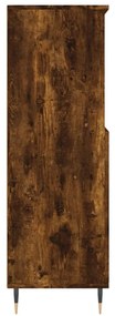 Aparador alto 60x36x110 cm derivados de madeira carvalho fumado