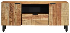 Aparador de TV vidaXL 105x33,5x46 cm Madeira Maciça de Acácia