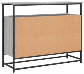 Aparador 100x35x80 cm derivados de madeira cinzento sonoma