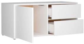 Móvel de TV 80x34x36 cm derivados de madeira branco