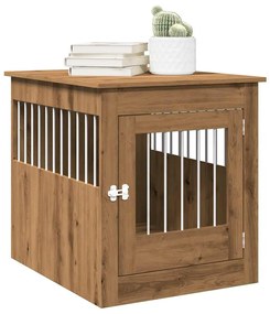 vidaXL Móveis para caixas para cães carvalho artesanal 64,5x80x71 cm