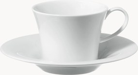 Chávenas de espresso de porcelana artesanais com pires Berlin, conjunto de 2