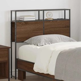 vidaXL Cabeceira de armazenamento Carvalho castanho 80 cm