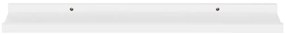 Prateleiras de parede 4 pcs 60x9x3 cm branco