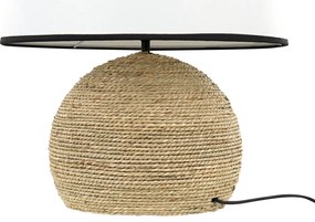 Candeeiro de mesa em corda de palha 46 cm GROWEE Beliani