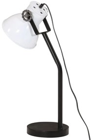 Candeeiro de secretária 25 W 17x17x60 cm E27 branco