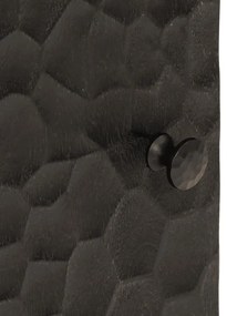 Armário de casa de banho 38x33x58 cm mangueira maciça preto