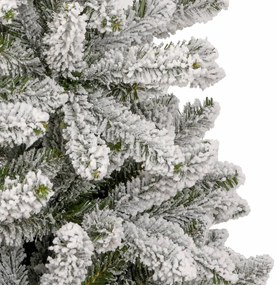 Árvore de Natal artificial articulada c/ flocos de neve 180 cm