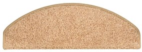 Tapete/carpete para degraus 15 pcs 65x21x4 cm dourado