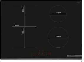Placa Indução Bosch PVS731HC1E (multizone | 71cm)