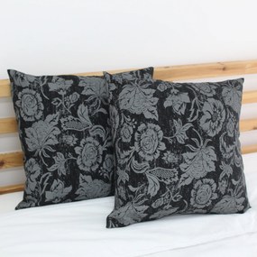 Fronha de Almofada Decorativa Luxury Black