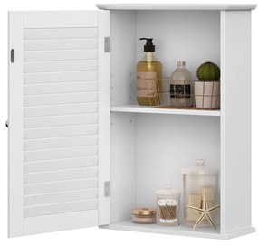 Armário de parede casa de Banho 40 x 16 x 60 cm branco
