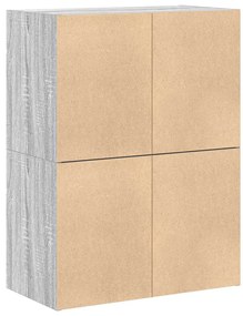 Armários c/ 2 gavetas 2 pcs 60x31x40cm derivados madeira