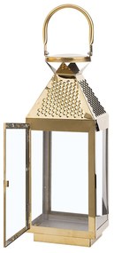 Lanterna decorativa dourada 40 cm BALI Beliani