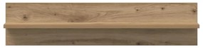 Prateleiras de Parede com prateleira 2 pcs Carvalho Artesanal