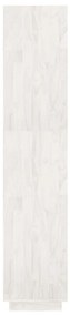 Estante/divisória 80x35x167 cm pinho maciço branco