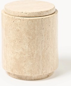 Frasco de armazenamento em travertino Susan, Alt 14 cm