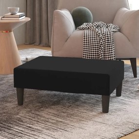 vidaXL Apoio de pés 78x56x32 veludo preto