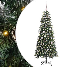 vidaXL Árvore de Natal Artificial Verde 150 cm PVC, Plástico e Aço