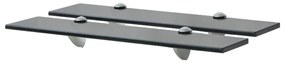 vidaXL Prateleiras flutuantes 2 pcs vidro 50x20 cm 8 mm