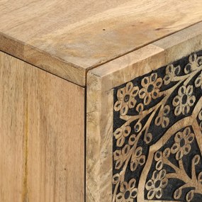 Móvel de TV 105x33x46 cm madeira de mangueira maciça