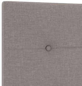 Cama vidaXL Taupe 120x200 cm Tecido