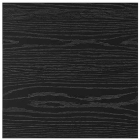 Prateleiras de Livros - 4 peças, Carvalho Preto, 40x40x1.5 cm, Feitas