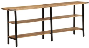 Mesa consola 180x35x70 cm madeira de mangueira maciça