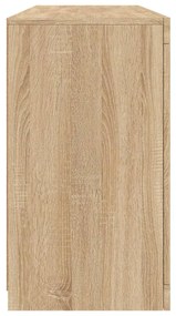 Aparador com luzes LED 142,5x37x67 cm carvalho sonoma