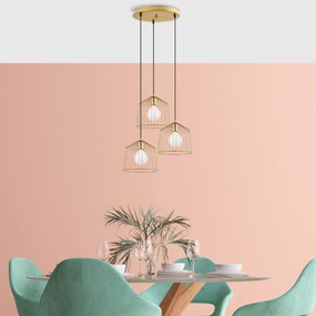 Chandelier Cat – Dourado Brilhante – 50 x 50 x 121 cm