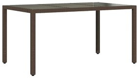 5 pcs conjunto bistrô p/ jardim c/ almofadões vime PE castanho