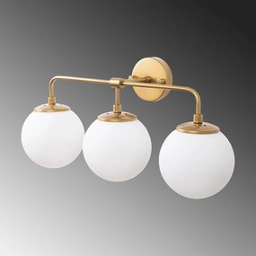 Aplique de Parede Horn – Dourado – 56 x 21 x 27 cm