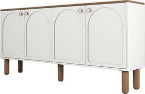 Aparador "Bianco" - Branco - 180x84x35cm - Design Moderno