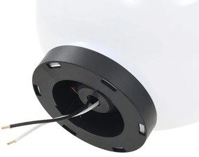 Candeeiros esféricos LED 4 pcs 20 cm PMMA