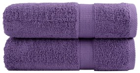 Toalhas de mãos premium SOLUND 2pcs 50x100 cm 600 gsm roxo