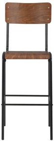 3 pcs conjunto de bar em aço castanho e preto