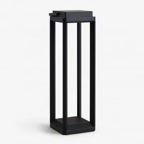 Lâmpada De Mesa Solar Led Sem Fios Para Exterior Nualla Preto & ↑50 Cm - Sklum