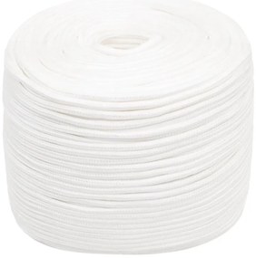 Corda de barco 8 mm 250 m polipropileno branco completo