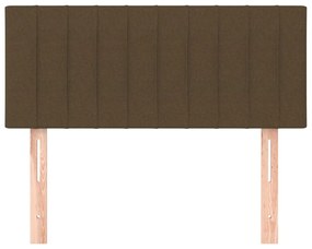 Cabeceira de cama tecido 90x5x78/88 cm castanho