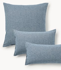 Fronha de almofada em flanela com padrão de espinha de peixe Wanda