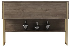 Cômoda Luxe – Dourado Nogueira – 120x80x30 cm