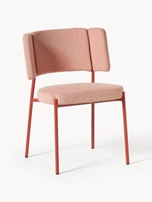 Cadeiras estofadas em bouclé Samantha, conjunto de 2