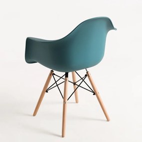 Pack 4 Cadeiras Dau - Verde-azulado