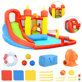 92198 Happy Hop Insuflável com escorrega e piscina 410x385x220 cm PVC