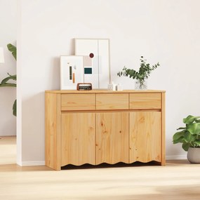 Buffet vidaXL "DRAMMEN" 114x43x75,5 cm Madeira Sólida de Pinheiro