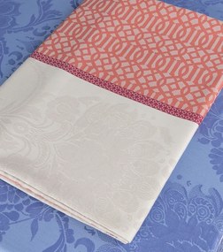 Toalhas de mesa anti nódoas 100% algodão - DELI da Fateba: Azul 1 Toalha de mesa 180x400 cm