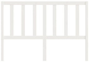 Cabeceira de cama 156x4x100 cm pinho maciço branco