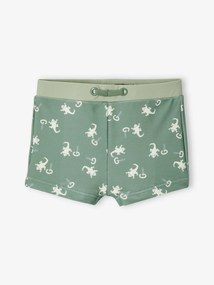 Calções de banho gecko, para bebé menino líquen