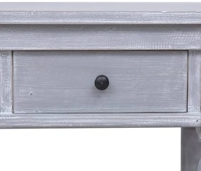 Secretária 115x50x78 cm madeira de mogno maciça
