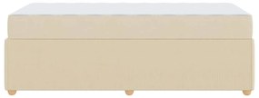Estrutura da Cama Outros Creme 80 x 200 cm tecido